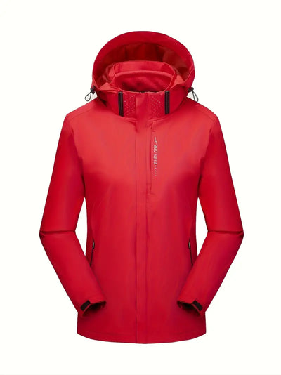 Ellistyn | Wasserdichte, winddichte Hardshell- und Fleece-Thermo-Innenjacke