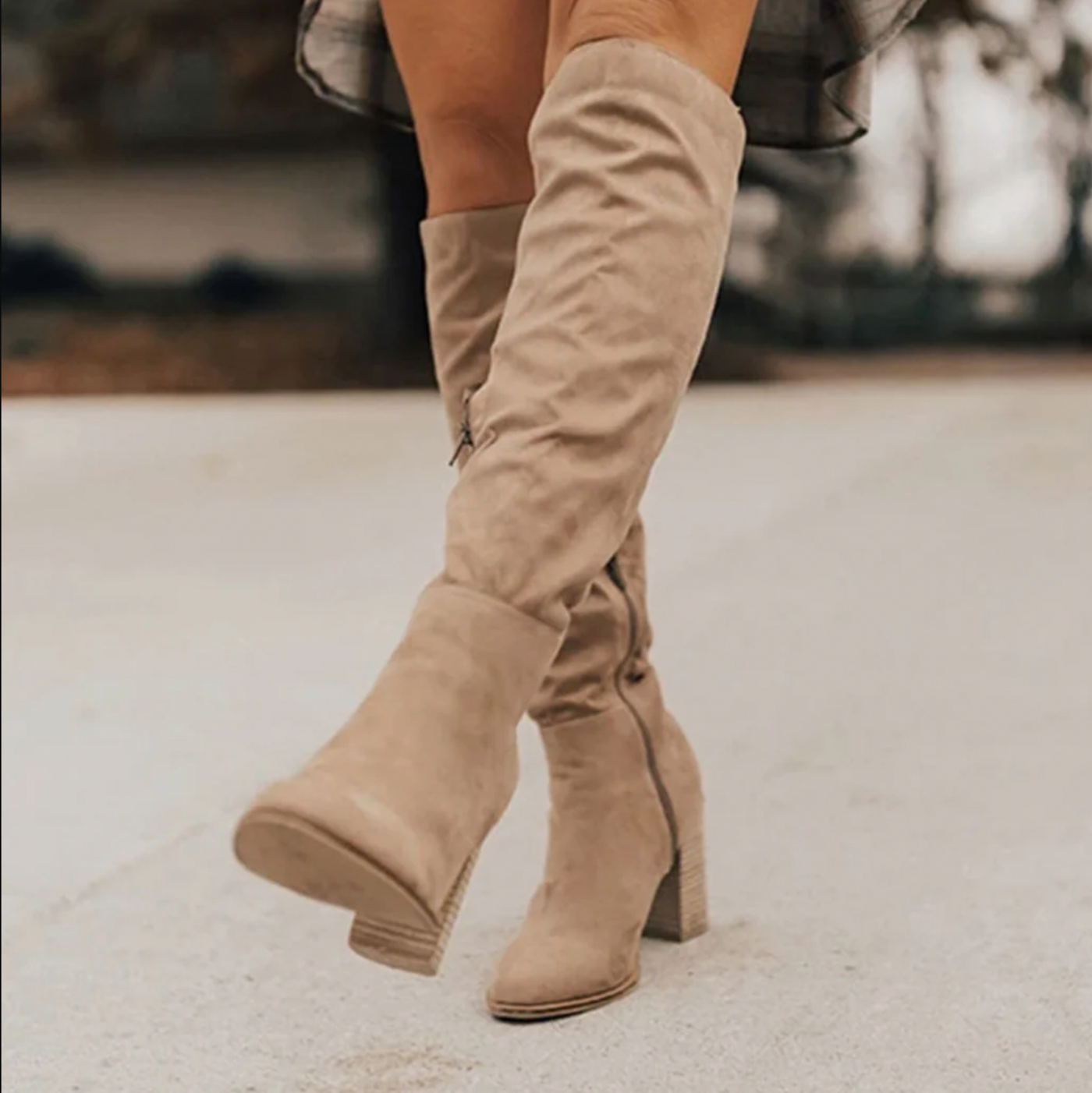 Aurika | Modische Kniehohe Schuhe Für Frauen