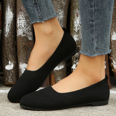 Flache und atmungsaktive orthopädische schuhe für frauen