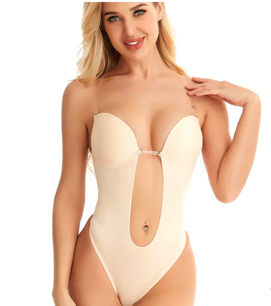 Harper – nahtloser body shaper mit offenem rücken