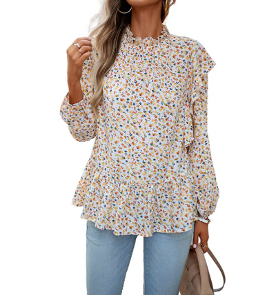 Amelia – blumenshirt für damen