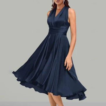 Sophia – elegantes ärmelloses langes kleid