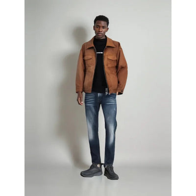 Rafael | Suede Kurzjacke mit Reißverschluss Herren