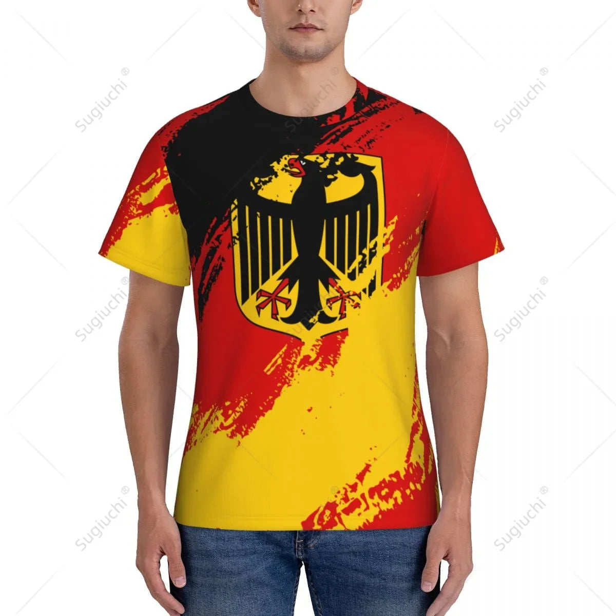 Alix | Herren Deutschland Euro 2024 Fußball T-Shirt