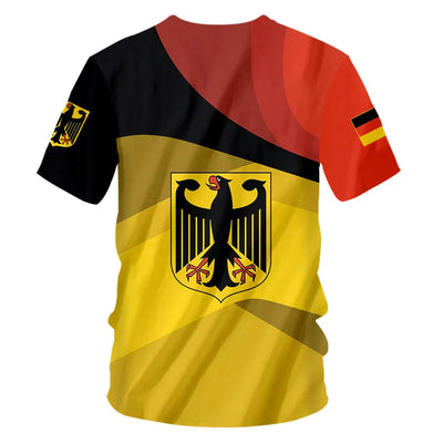 Rowenz | Herren Deutschland Euro 2024 Fußball T-Shirt