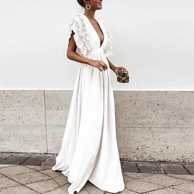 Isabella | Elegantes Kleid mit Rüschenärmeln