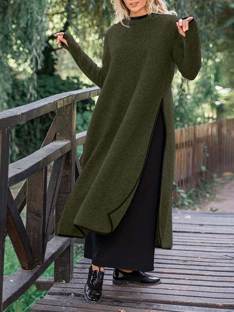 Gladys | Langes Midikleid mit Schlitz