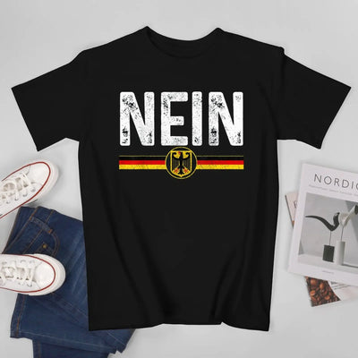 Tom | Unisex-T-Shirt mit Rundhalsausschnitt und deutscher Flagge, Fußballtrikot für die EM 2024