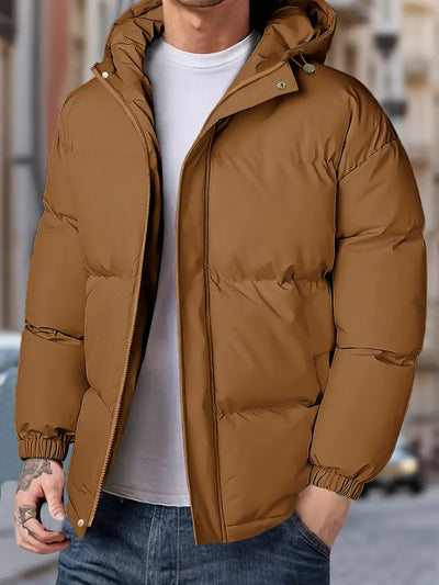 WarmGuard™ - Herren-Winterjacke mit Kapuze | Winddicht und komfortabel