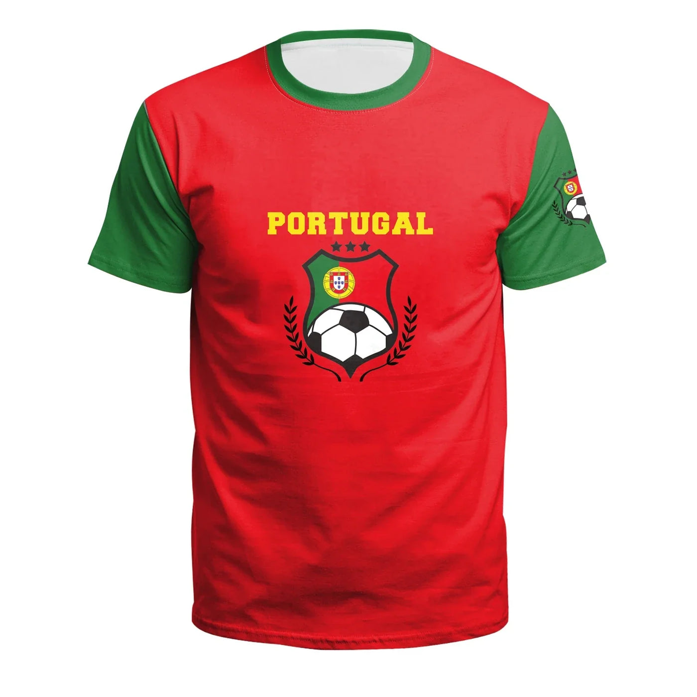 Christal | Deutschland Euro 2024 Fußball Rundhals Herren T-Shirt