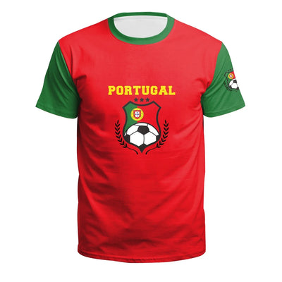 Christal | Deutschland Euro 2024 Fußball Rundhals Herren T-Shirt