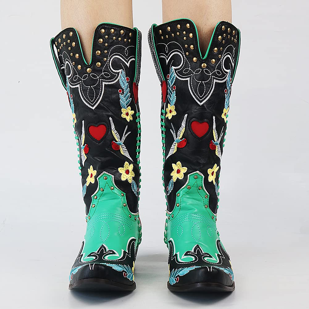 Ibiza | Einzigartige leder cowboystiefel für frauen