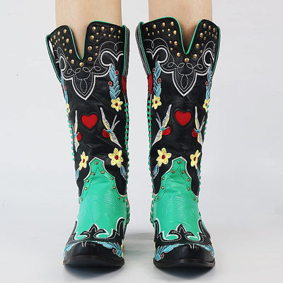 Ibiza | Einzigartige leder cowboystiefel für frauen