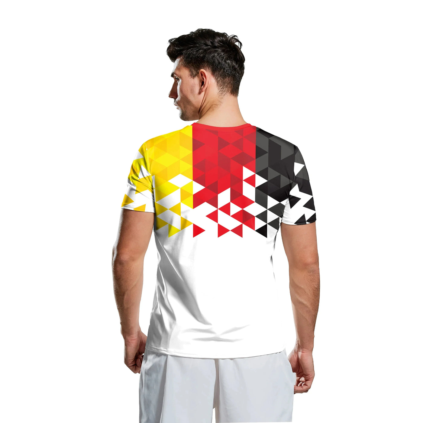 Christal | Deutschland Euro 2024 Fußball Rundhals Herren T-Shirt