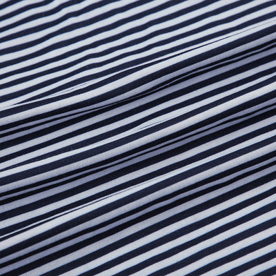 Majken | Damen Streifenhose Mit Weitem Bein Und Kordelzug