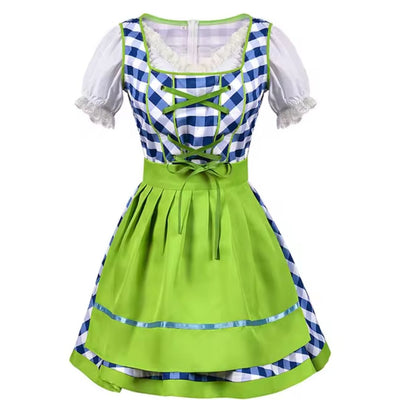 Veral | Damen Buntes Oktoberfest Dirndl Kleid | 2024