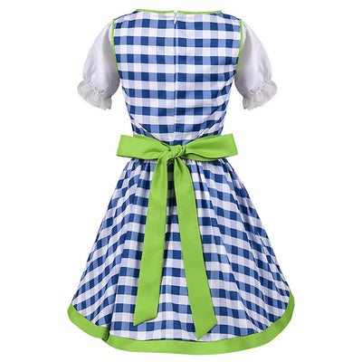 Veral | Damen Buntes Oktoberfest Dirndl Kleid | 2024