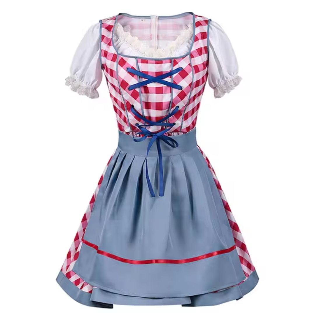 Veral | Damen Buntes Oktoberfest Dirndl Kleid | 2024