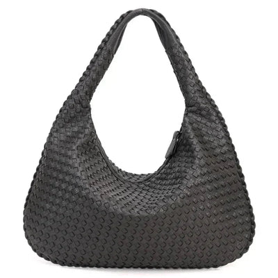 Ragna | Geflochtene Schultertasche Aus Veganem Leder