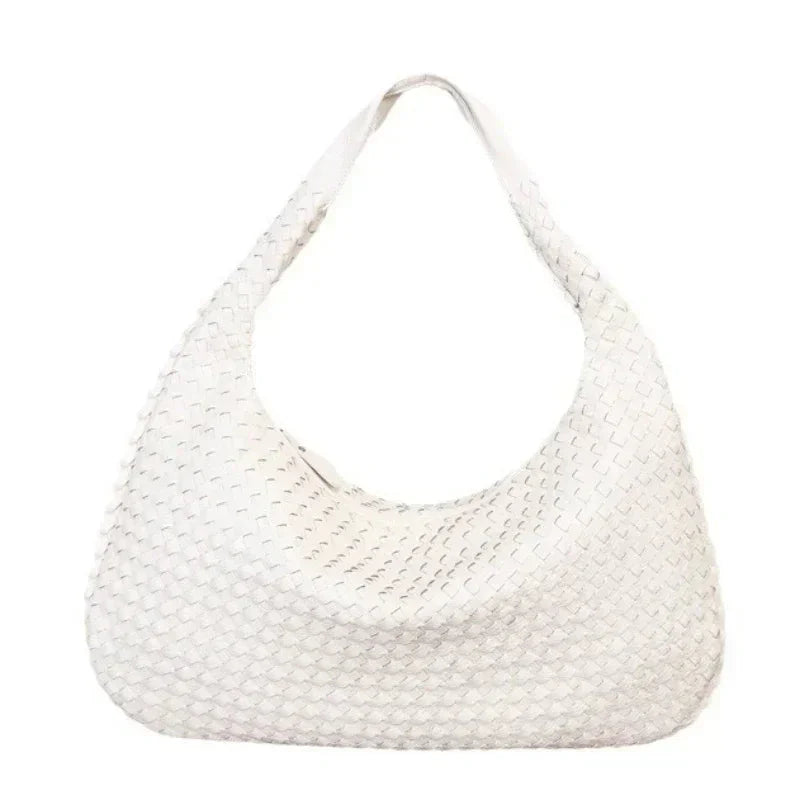 Ragna | Geflochtene Schultertasche Aus Veganem Leder
