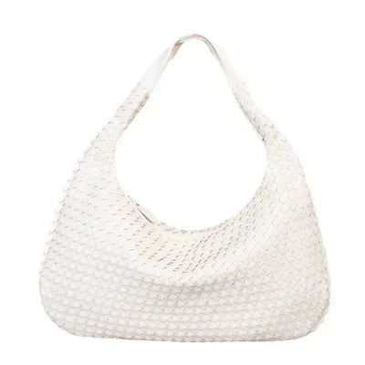Ragna | Geflochtene Schultertasche Aus Veganem Leder