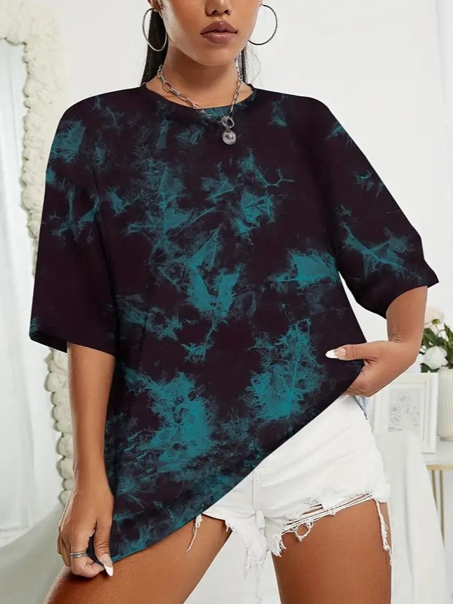 Punk Oversize Tie Dye T-Shirt