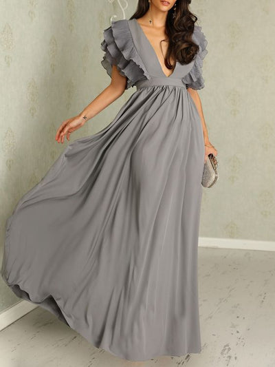Isabella | Elegantes Kleid mit Rüschenärmeln