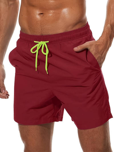 James – lässige badeshorts mit mesh-futter