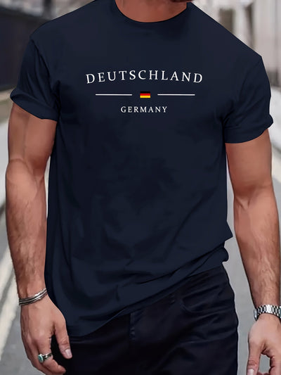 Alen | Deutschland Fußballtrikot für Herren mit kreativem Aufdruck und originellem EM-2024-Motiv