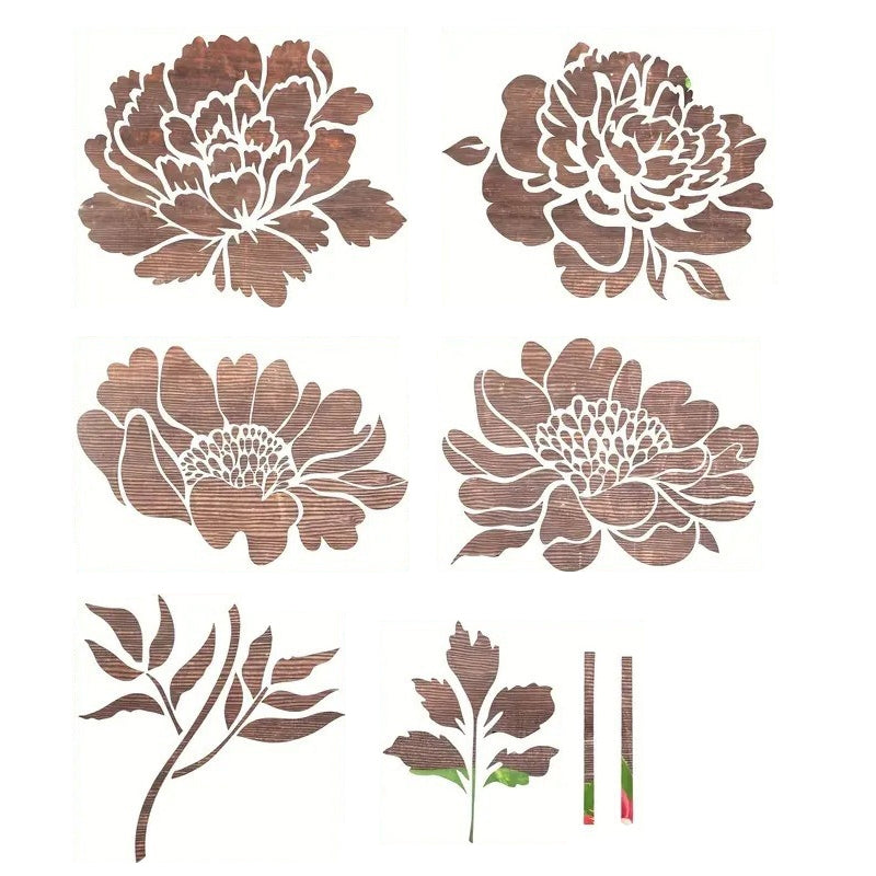 50% Rabatt | FlowerCraft™ - Große dekorative Blumenschablonen  [Letzter Tag Rabatt]