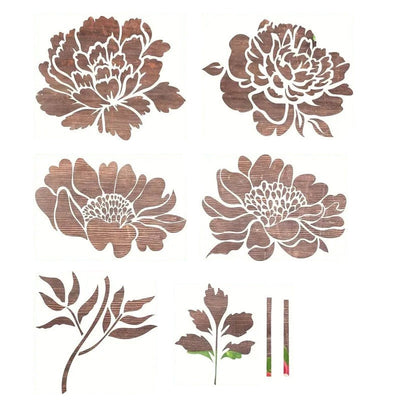 50% Rabatt | FlowerCraft™ - Große dekorative Blumenschablonen  [Letzter Tag Rabatt]