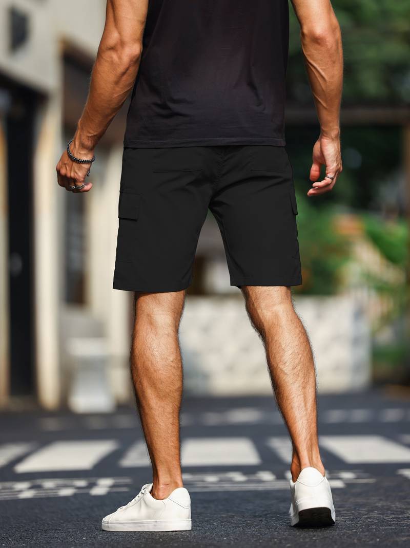 Jamie – lässige cargo-shorts mit taschen für herren