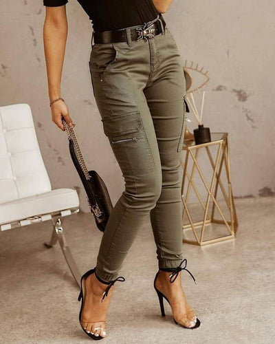 Kara - Damen Cargo Jeans [Letzter Tag Rabatt]