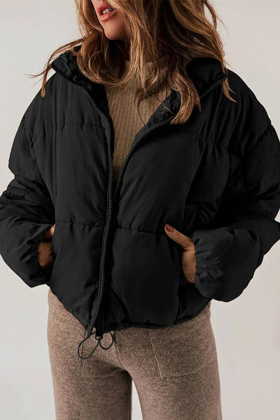 Puff | Winter Pufferjacke mit Reißverschluss für Damen