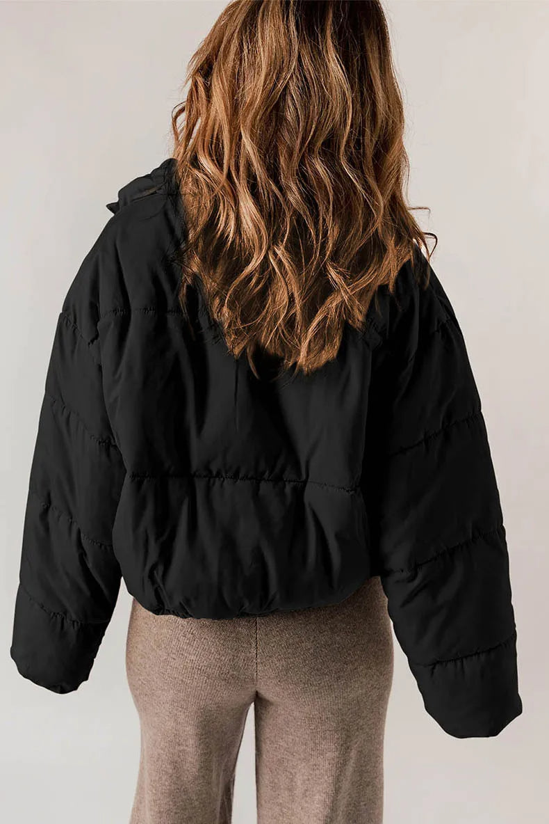 Puff | Winter Pufferjacke mit Reißverschluss für Damen