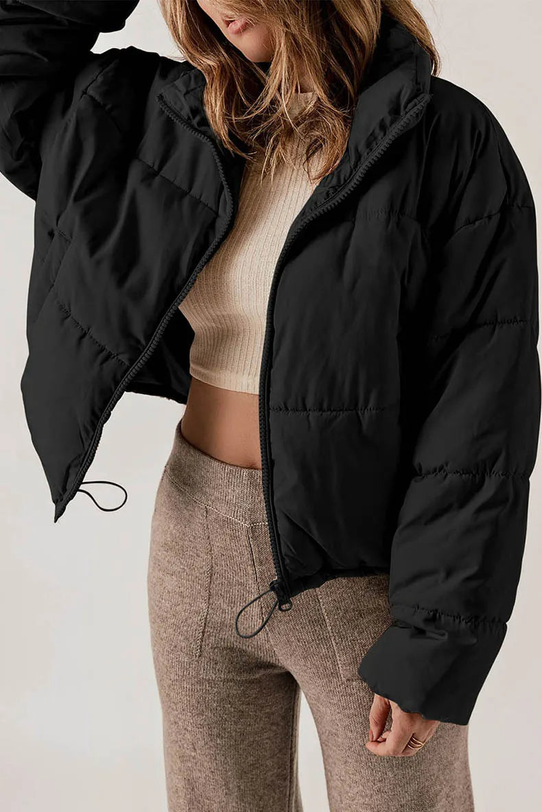 Puff | Winter Pufferjacke mit Reißverschluss für Damen