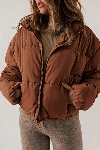 Puff | Winter Pufferjacke mit Reißverschluss für Damen