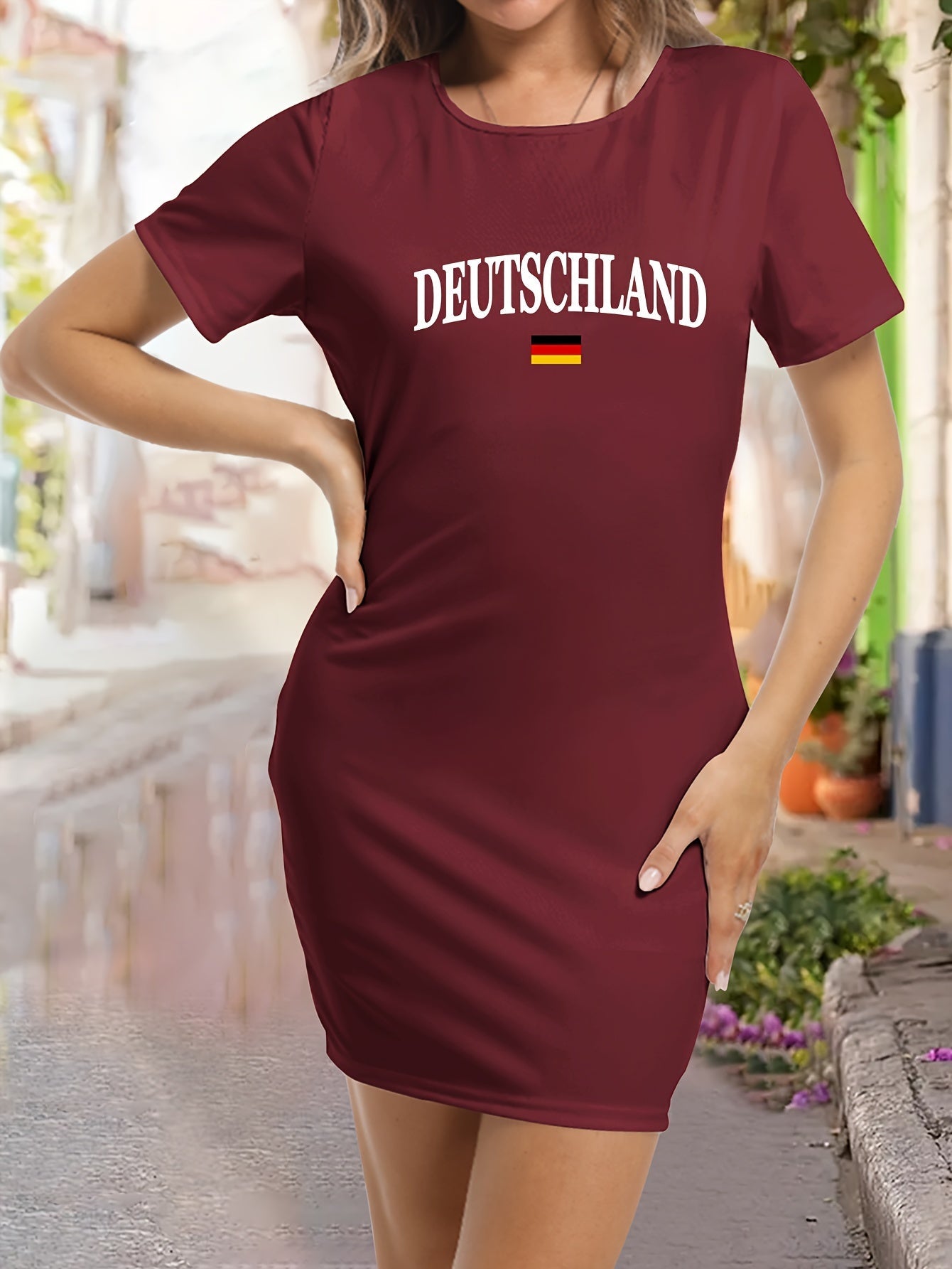 Cordula | Deutschland Euro 2024 Damen Fussball Kleid