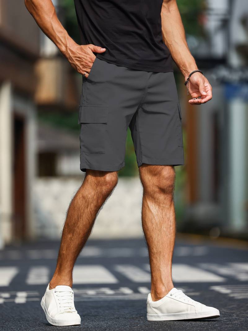 Jamie – lässige cargo-shorts mit taschen für herren