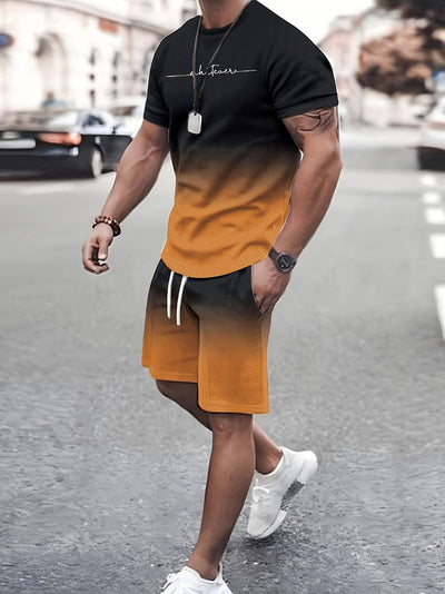 Richard – kurzärmliges t-Shirt mit rundhalsausschnitt und shorts