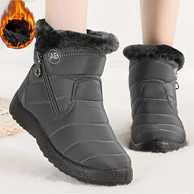 Klephira | Wasserdichte Winter-Schneestiefel für Damen - mit kuscheligem Fleece gefüttert