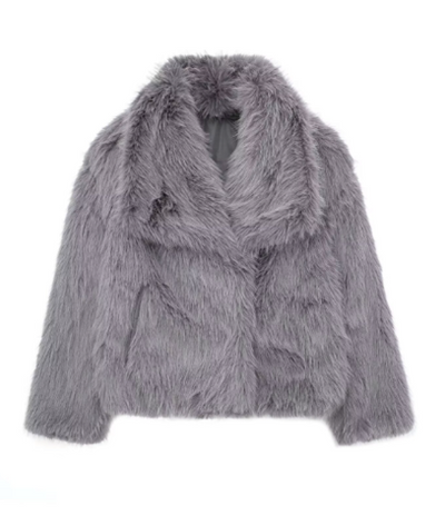 Dorothea | Elegante warme Felljacke