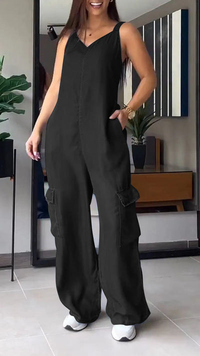 Meara | Luftiger ärmelloser Jumpsuit