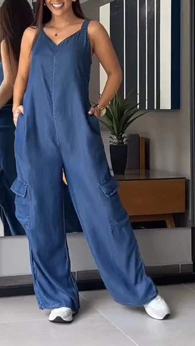Meara | Luftiger ärmelloser Jumpsuit