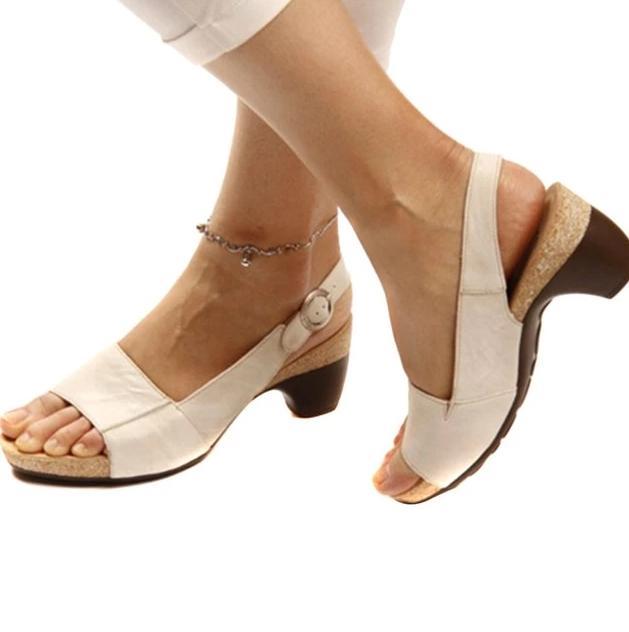 Komfy heel  - elegante orthopädische sandale mit extrem stabilem halt trotz absatz