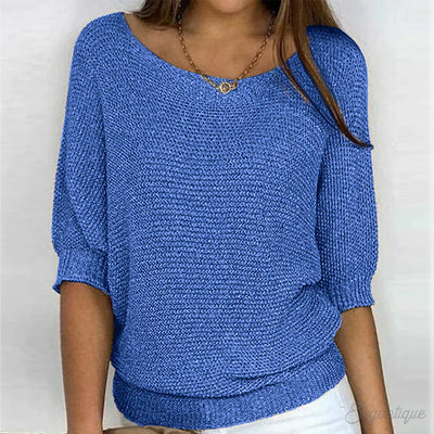 Louise | Damen Warme Pullover | Gestrickt