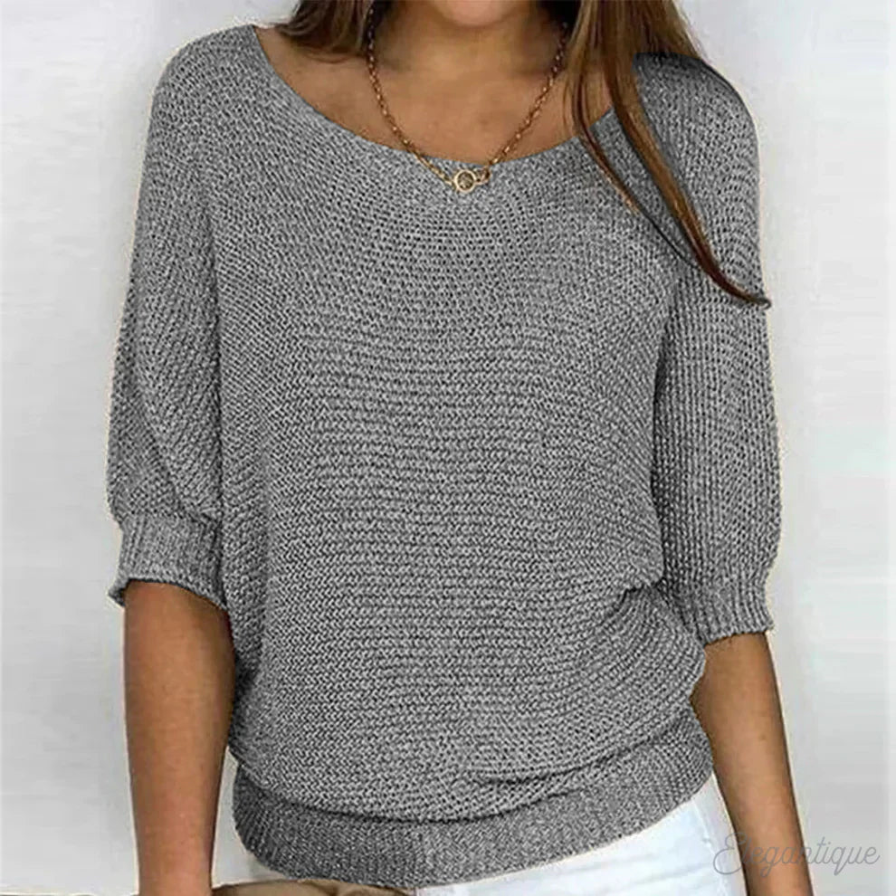 Louise | Damen Warme Pullover | Gestrickt