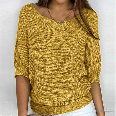 Louise | Damen Warme Pullover | Gestrickt