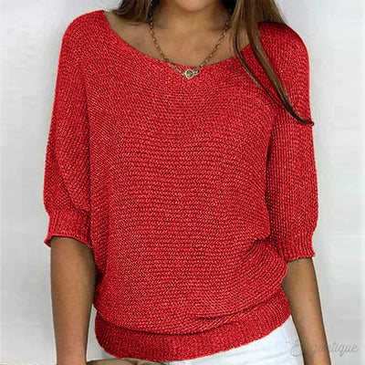 Louise | Damen Warme Pullover | Gestrickt