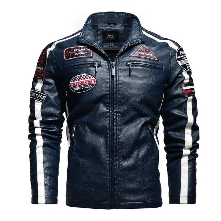 Ulmer | Herren Motorradjacke mit Stickerei